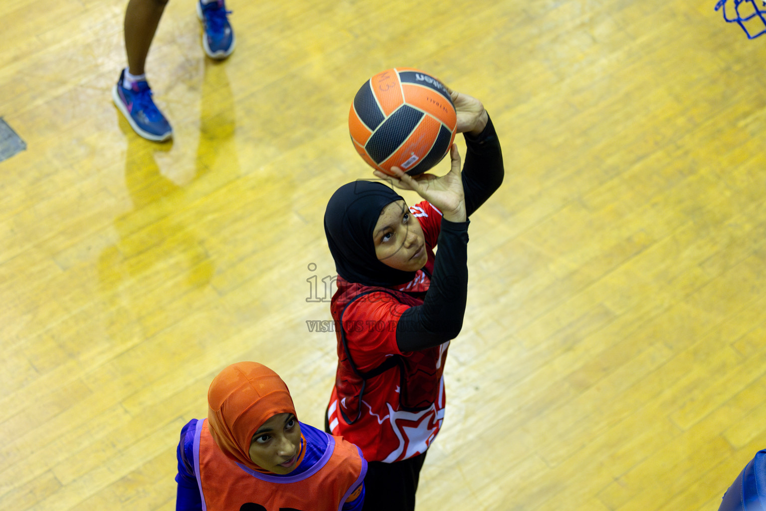 Day 13 of 25th Inter-School Netball Tournament was held in Social Center at Male', Maldives on Saturday, 24th August 2024. Photos: Mohamed Mahfooz Moosa / images.mv