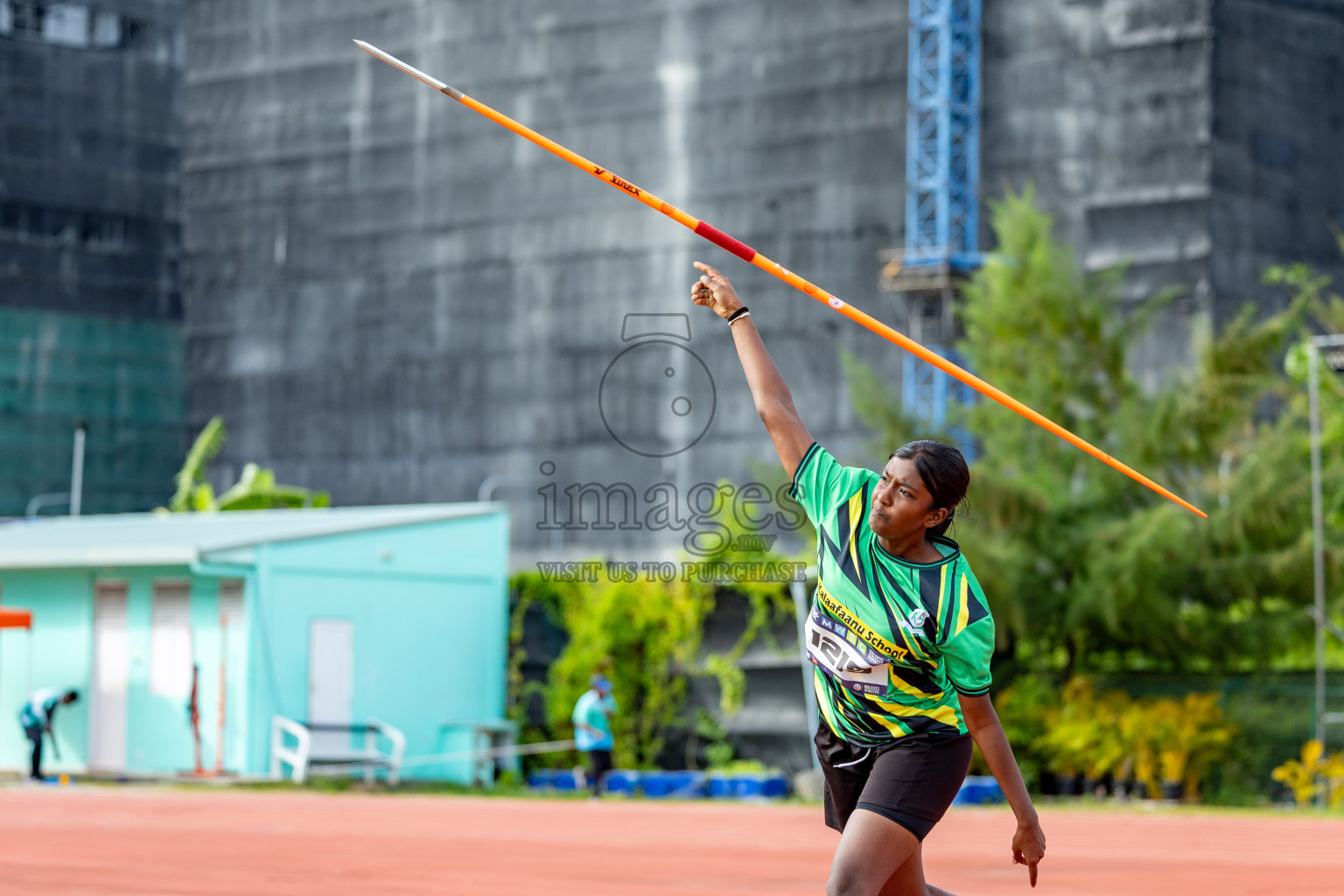 Day 2 of MWSC Interschool Athletics Championships 2024 held in Hulhumale Running Track, Hulhumale, Maldives on Sunday, 10th November 2024. 
Photos by: Hassan Simah / Images.mv