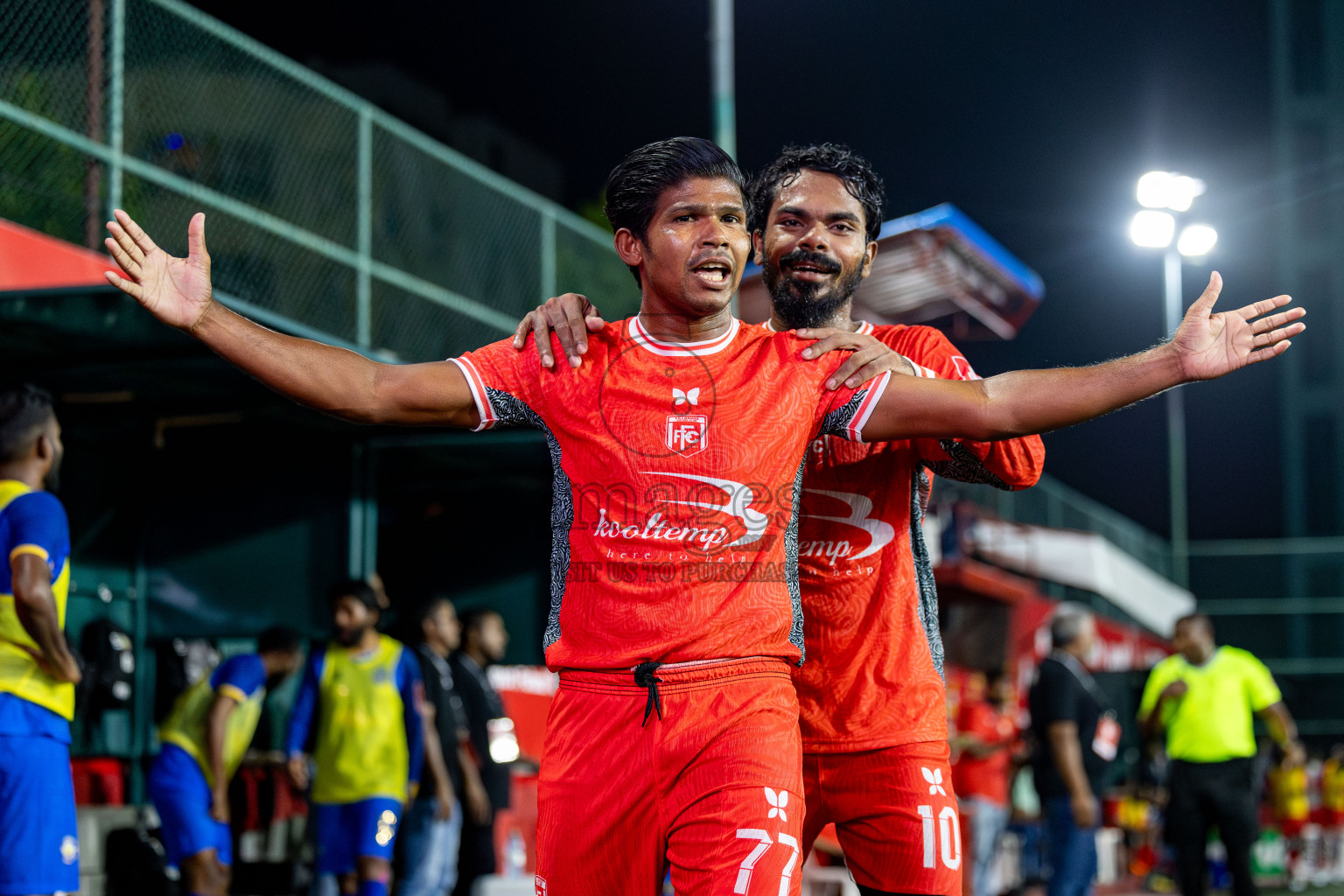 HA Filladhoo vs HA Baarah in Day 13 of Golden Futsal Challenge 2025 was held on Friday, 17th January 2025, in Hulhumale', Maldives 
Photos: Hassan Simah / images.mv