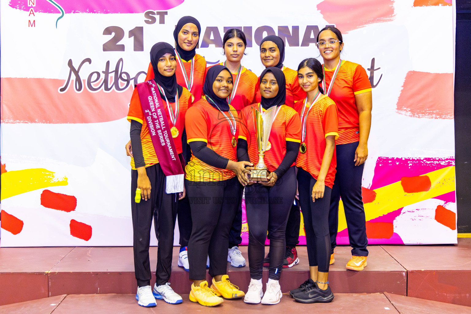 Sports Club Skylark vs Youth United Sports Club in Final of 21st National Netball Tournament was held in Social Canter at Male', Maldives on Monday, 13th May 2024. Photos: Nausham Waheed / images.mv