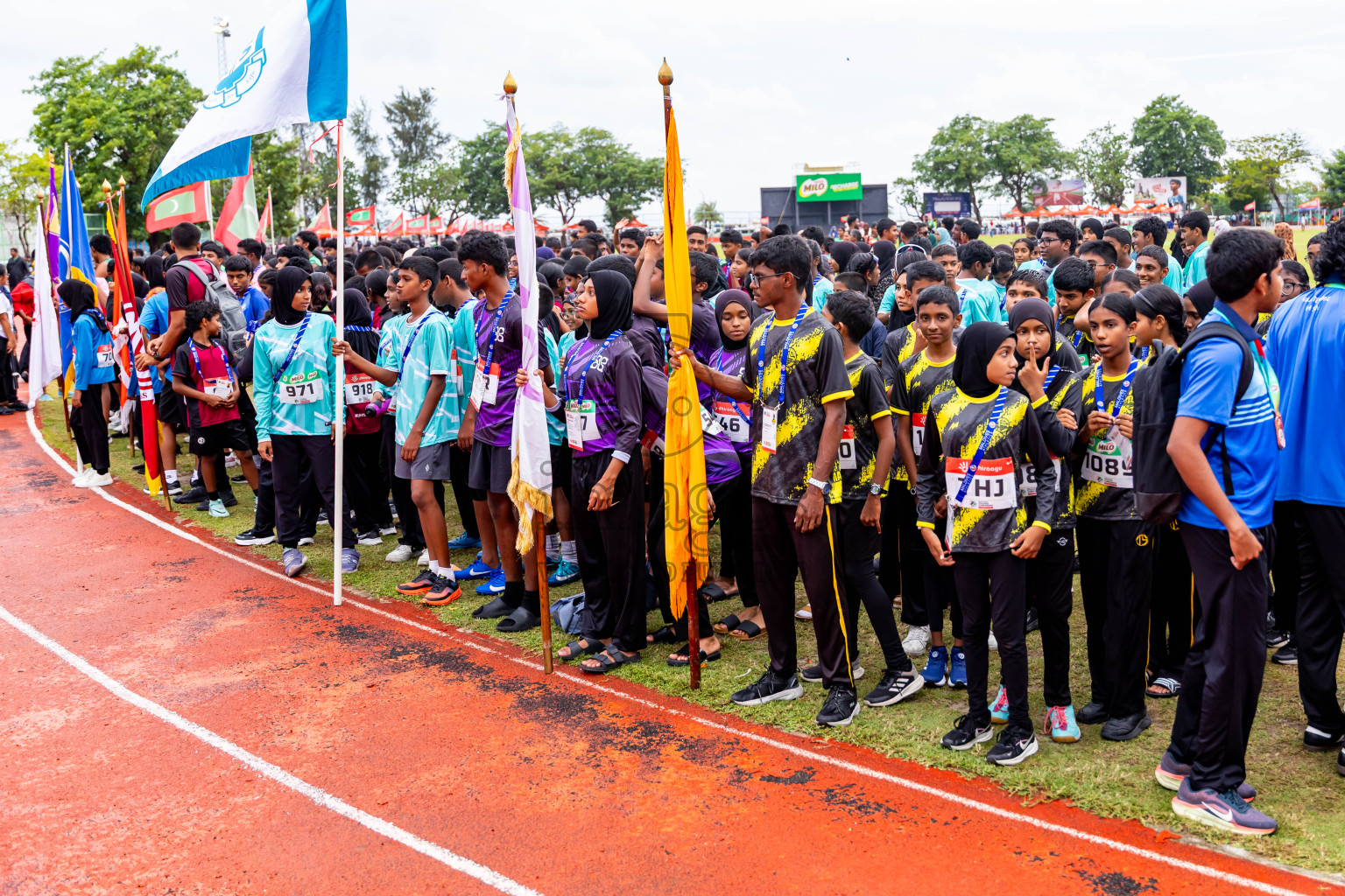 Day 6 of Inter-school Athletics Championship 2025 held in Ekuveni Synthetic Track, Male', Maldives on Sunday, 12th October 2025. Photos by: Nausham Waheed / Images.mv