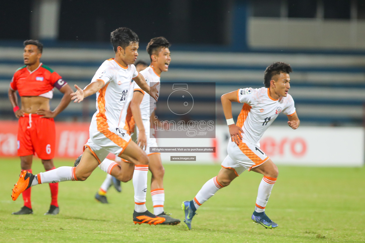 Bhutan vs Bangladesh in SAFF Championship 2023 held in Sree Kanteerava Stadium, Bengaluru, India, on Wednesday, 28th June 2023. Photos: Hassan Simah / images.mv