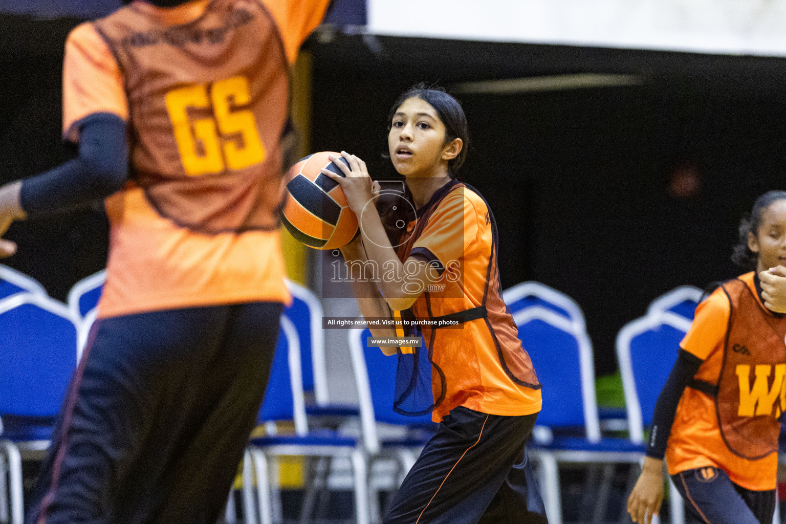 Day3 of 24th Interschool Netball Tournament 2023 was held in Social Center, Male', Maldives on 29th October 2023. Photos: Nausham Waheed, Mohamed Mahfooz Moosa / images.mv