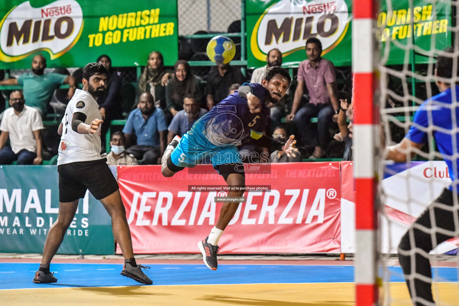 Day 11 of Milo 6th Inter Office Handball Tournament 2022 - Photos by Nausham Waheed