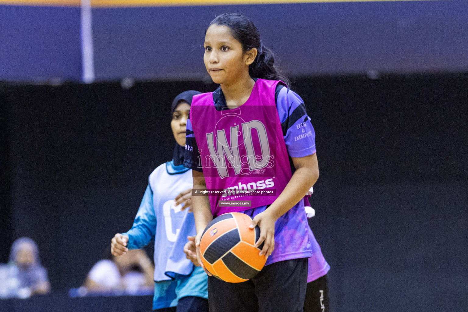 Day 11 of 24th Interschool Netball Tournament 2023 was held in Social Center, Male', Maldives on 6th November 2023. Photos: Nausham Waheed / images.mv