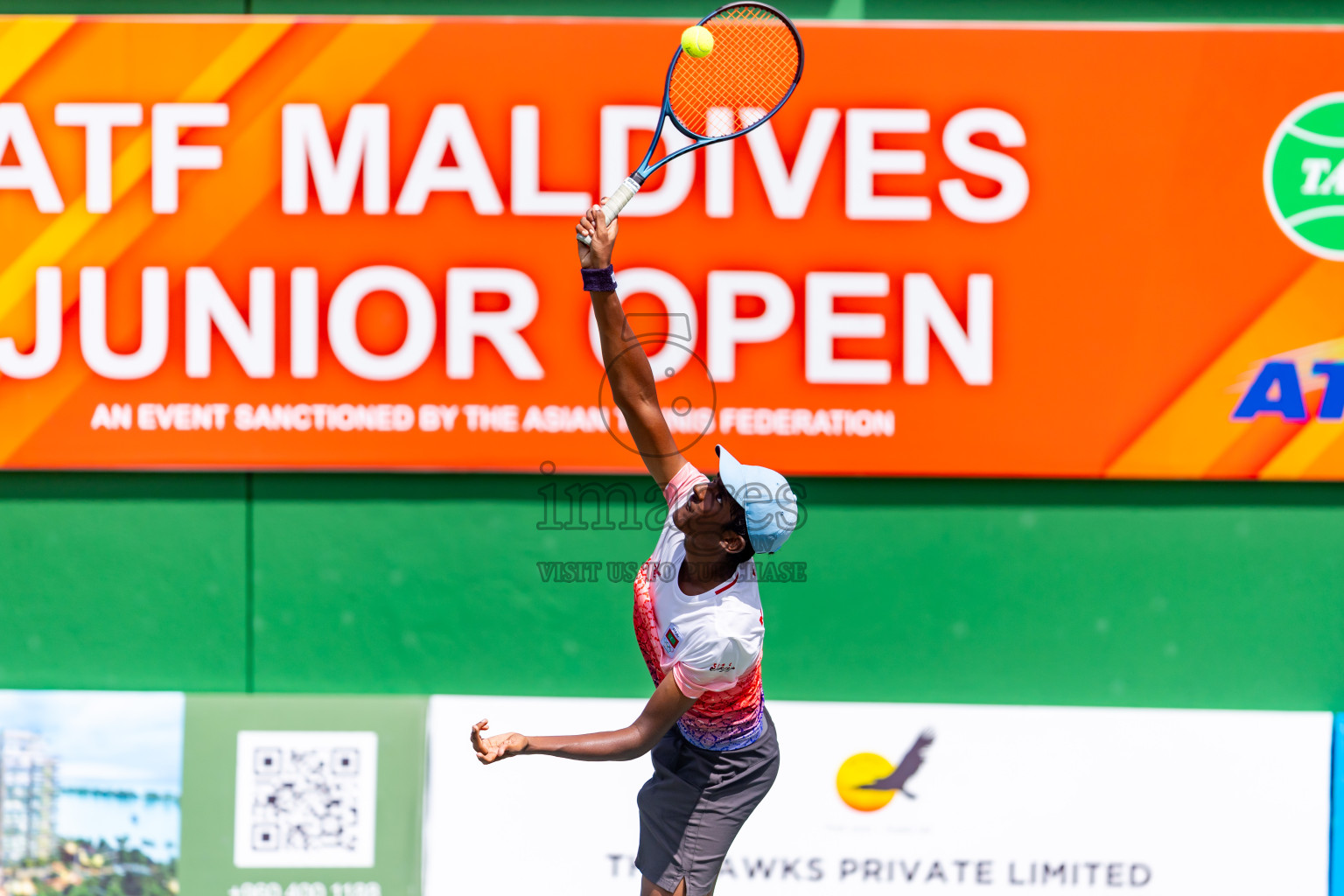 Day 8 of ATF Maldives Junior Open Tennis was held in Male' Tennis Court, Male', Maldives on Thursday, 19th December 2024. Photos: Nausham Waheed/ images.mv