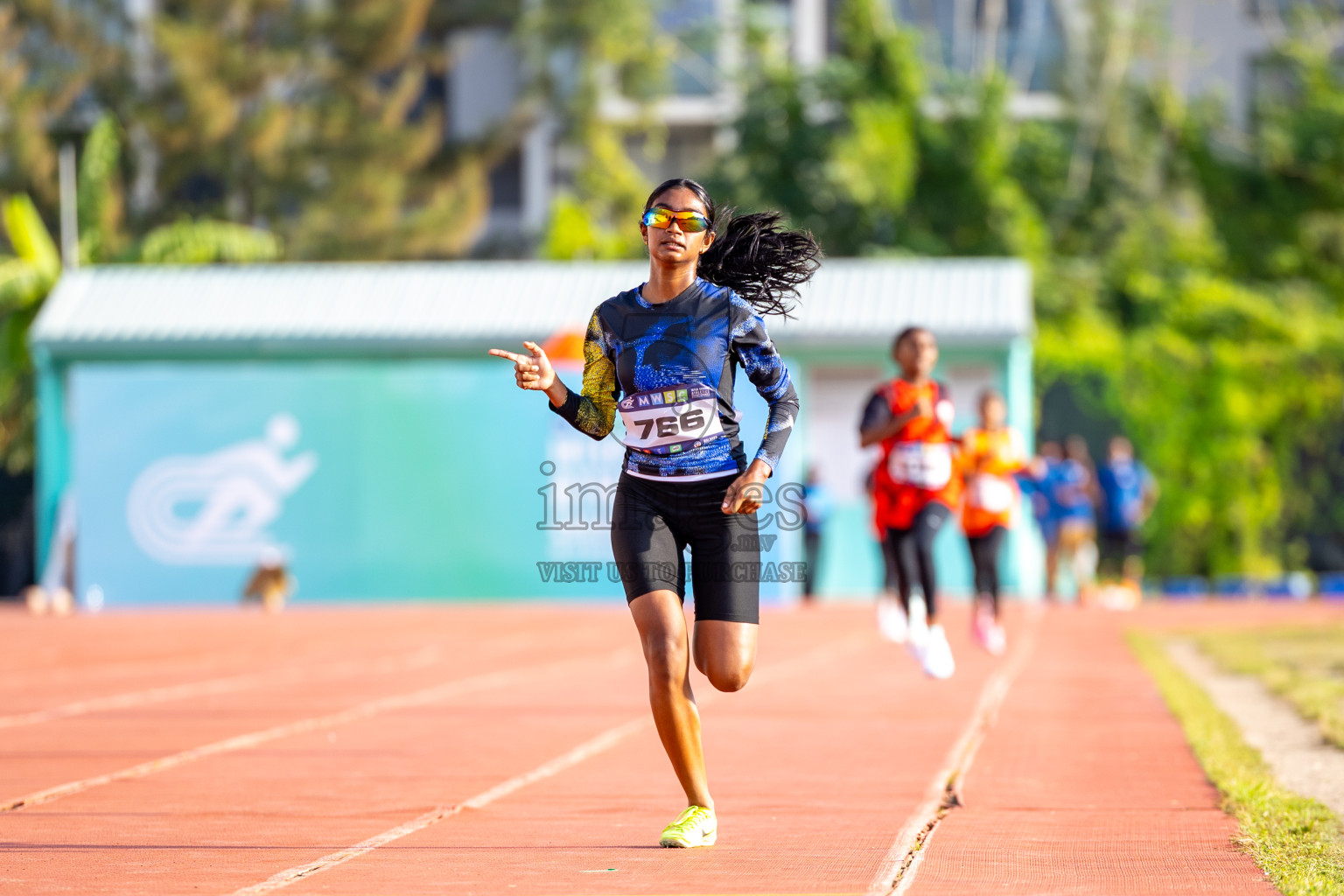 Day 4 of MWSC Interschool Athletics Championships 2024 held in Hulhumale Running Track, Hulhumale, Maldives on Tuesday, 12th November 2024. Photos by: Raaif Yoosuf / Images.mv