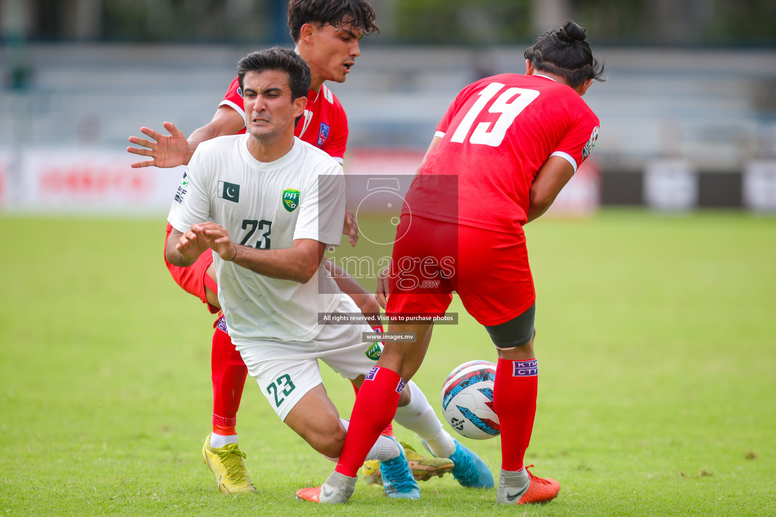 Nepal vs Pakistan in SAFF Championship 2023 held in Sree Kanteerava Stadium, Bengaluru, India, on Tuesday, 27th June 2023. Photos: Nausham Waheed, Hassan Simah / images.mv