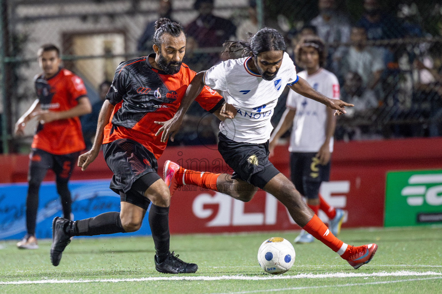 Kuda Huvadhoo vs Mulak in zone round on Day 29 of Golden Futsal Challenge 2025 was held on Sunday , 2nd February 2025, in Hulhumale', Maldives. Photos: Shuu Abdul Sattar / images.mv