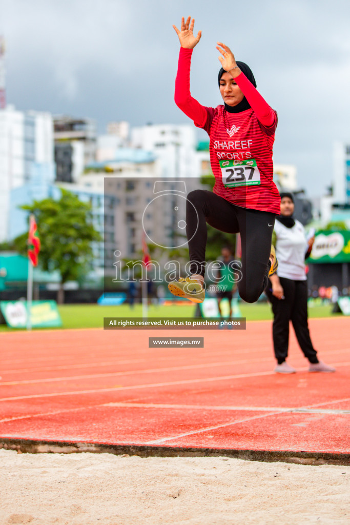 Day 2 of National Athletics Championship 2023 was held in Ekuveni Track at Male', Maldives on Friday, 24th November 2023. Photos: Hassan Simah / images.mv