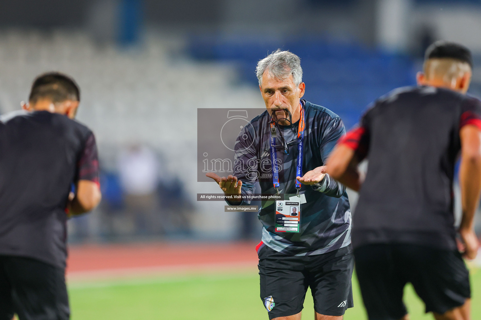 Lebanon vs India in the Semi-final of SAFF Championship 2023 held in Sree Kanteerava Stadium, Bengaluru, India, on Saturday, 1st July 2023. Photos: Hassan Simah / images.mv