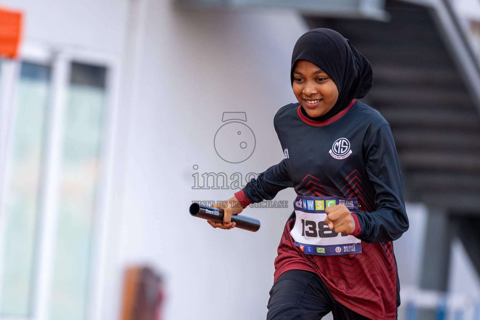 Day 5 of MWSC Interschool Athletics Championships 2024 held in Hulhumale Running Track, Hulhumale, Maldives on Wednesday, 13th November 2024. Photos by: Ismail Thoriq / Images.mv