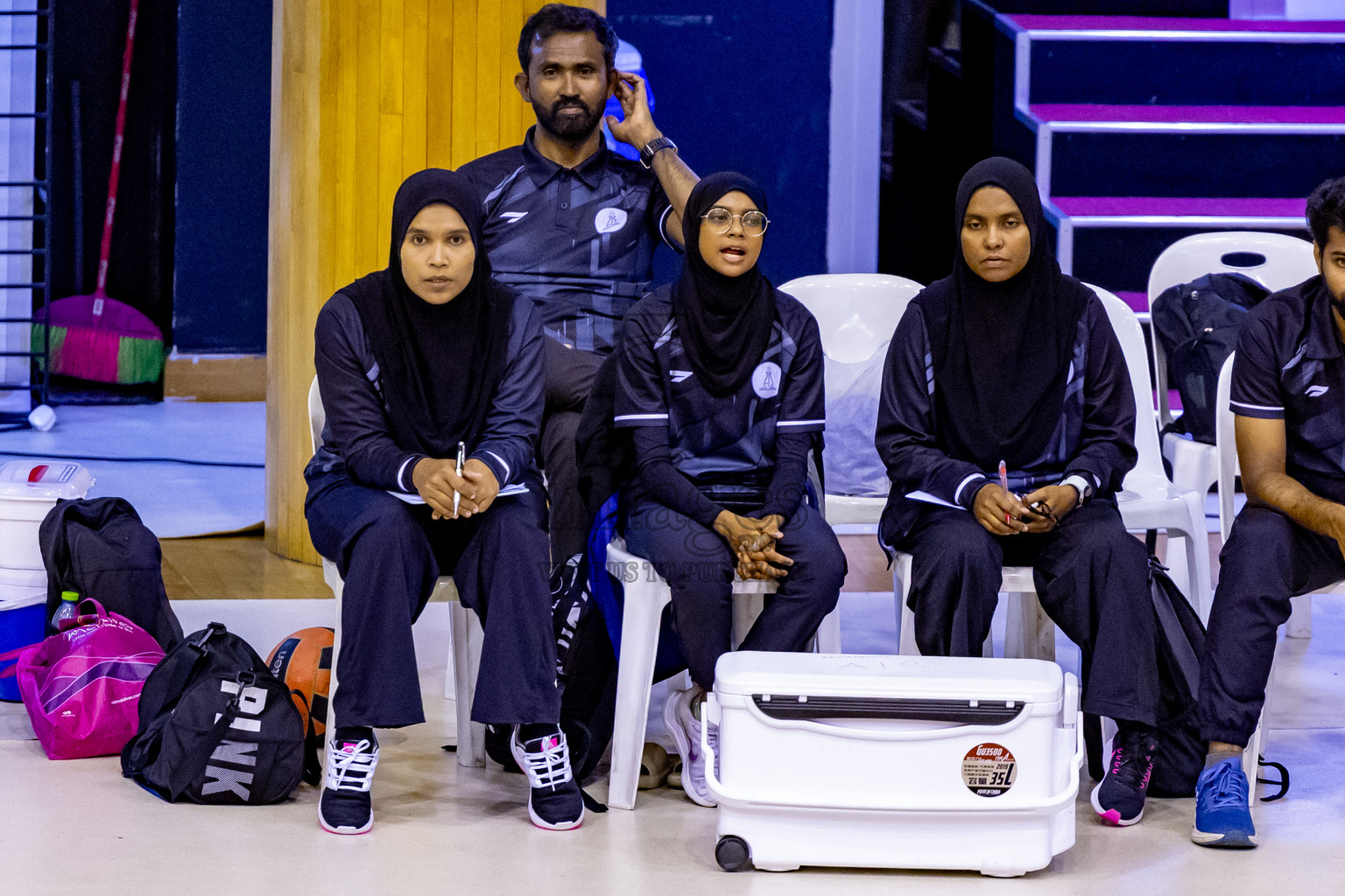 Day 3 of 25th Inter-School Netball Tournament was held in Social Center at Male', Maldives on Sunday, 11th August 2024. Photos: Nausham Waheed / images.mv