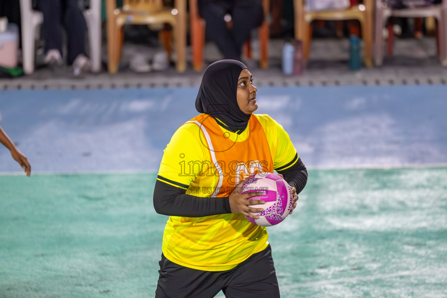 KYRC vs Youth United Sports Club in Division 1 of of National Netball Tournament 2025 held in Ekuveni Netball Court at Male', Maldives on Thursday, 22nd May 2025. Photos: Mohamed Mahfooz Moosa / images.mv