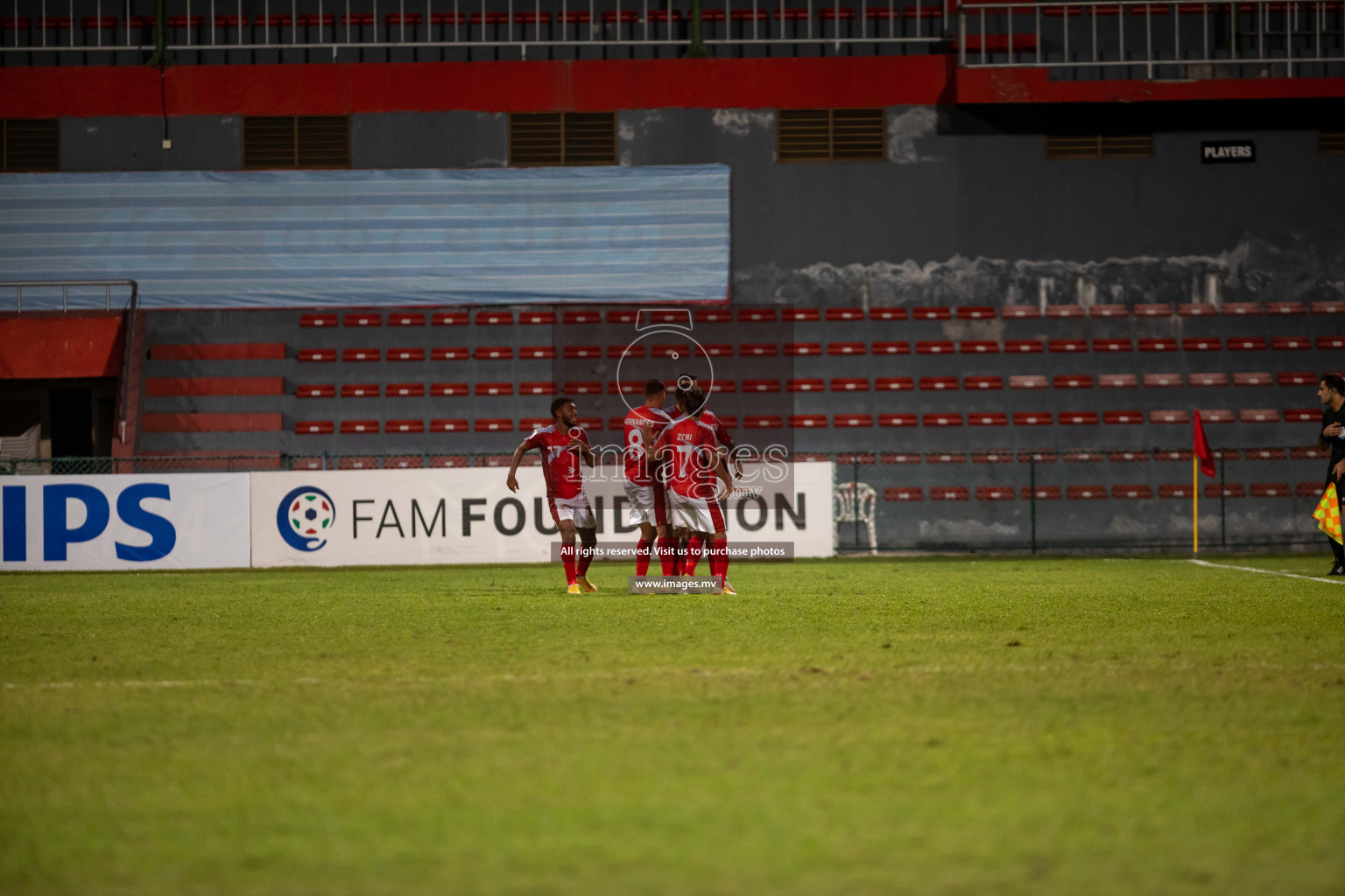 AFC Cup 2021 - Bashundhara Kings vs Maziya SRC in Male', Maldives on 18 August 2021.