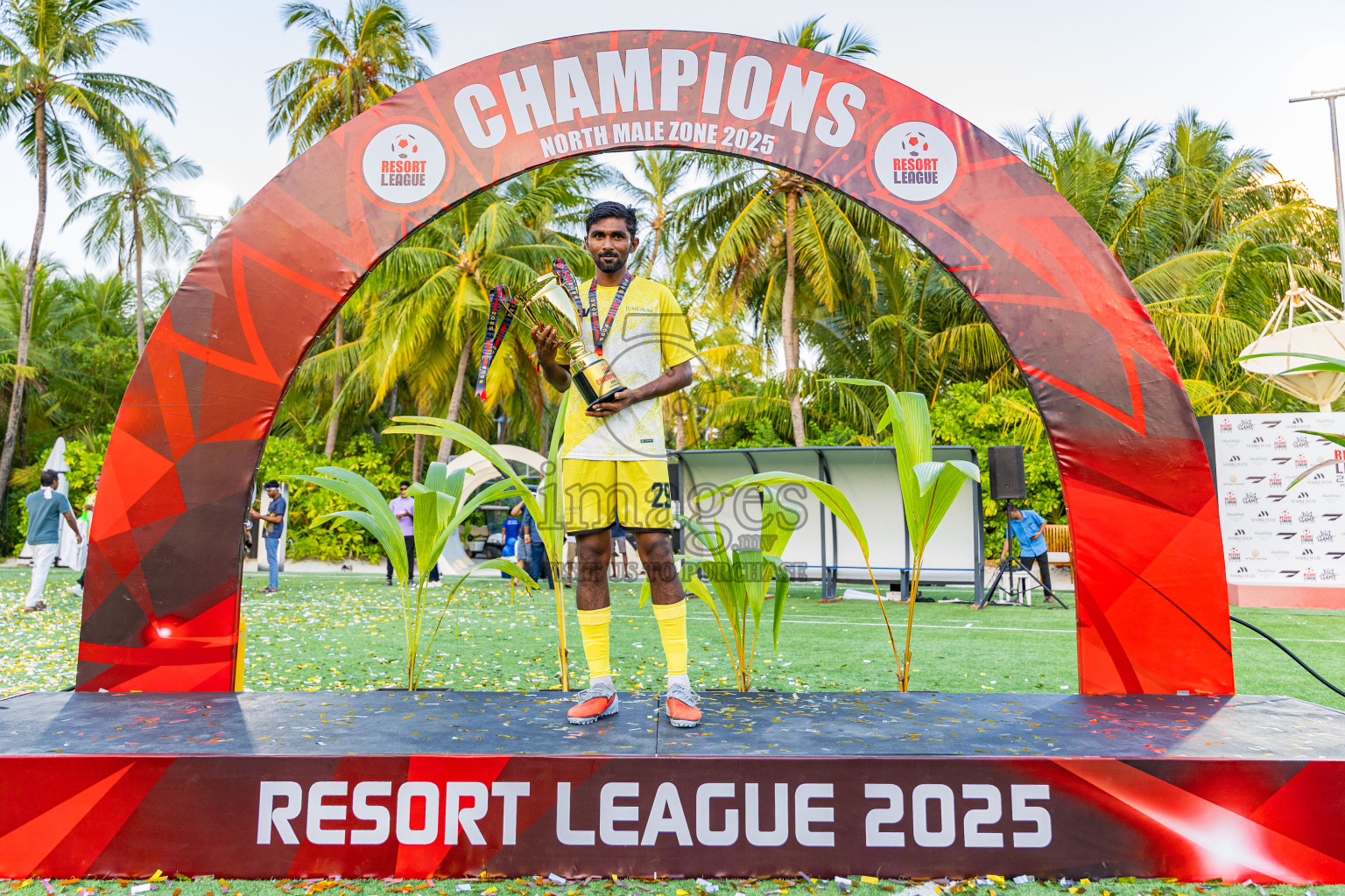 Jumeirah vs Varu in Final of Resort League 2025 (North Male Zone) was held on Saturday, 27th September 2025 in One And Only Reethi Rah Maldives Resort, Photos: Areef Adam / images.mv