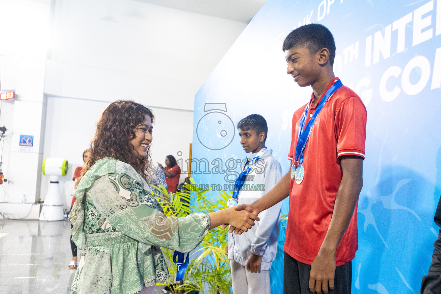 Day 4 of 20th Inter-school Swimming Competition 2024 held in Hulhumale', Maldives on Tuesday, 15th October 2024. Photos: Ismail Thoriq / images.mv