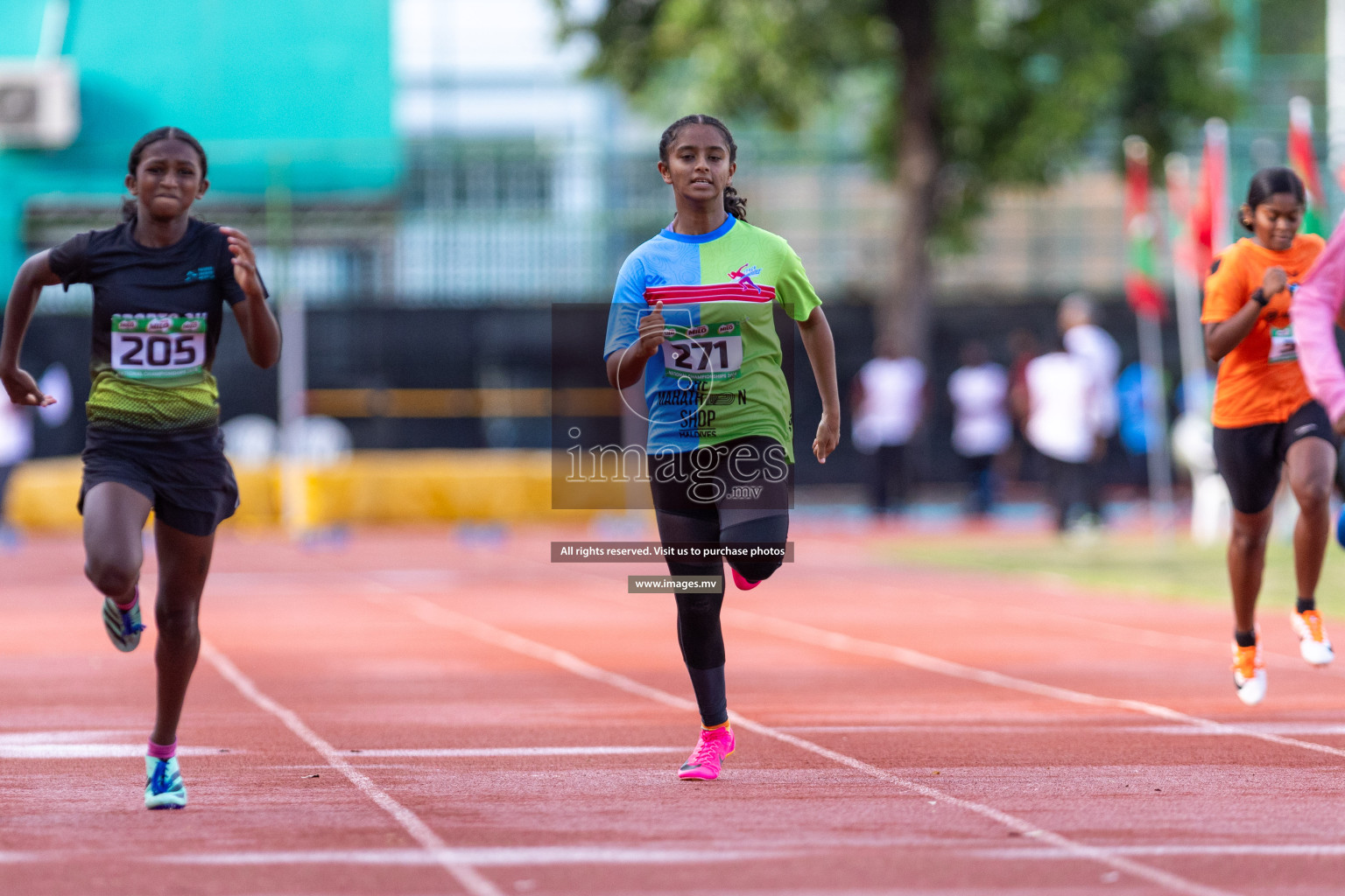 Day 1 of National Athletics Championship 2023 was held in Ekuveni Track at Male', Maldives on Thursday 23rd November 2023. Photos: Nausham Waheed / images.mv