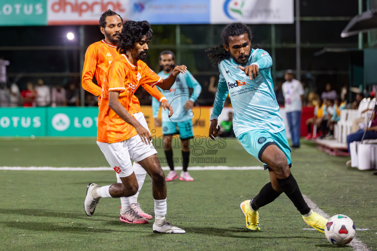 TEAM FSM vs CLUB TTS in Club Maldives Cup 2024 held in Rehendi Futsal Ground, Hulhumale', Maldives on Tuesday, 1st October 2024. Photos: Hassan Simah / images.mv