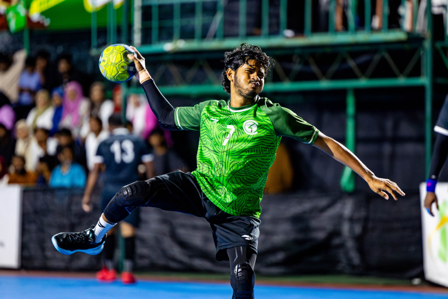 2nd Division Final of 8th Inter-Office/Company Handball Tournament 2024, held in Handball ground, Male', Maldives on Tuesday, 17th September 2024 Photos: Nausham Waheed/ Images.mv