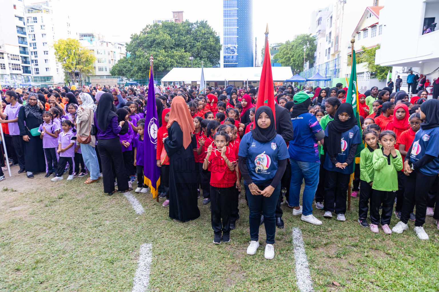 Day 3 of Nestle' Kids Netball Fiesta 2023 held in Henveyru Stadium, Male', Maldives on Saturday, 2nd December 2023. Photos by Nausham Waheed / Images.mv