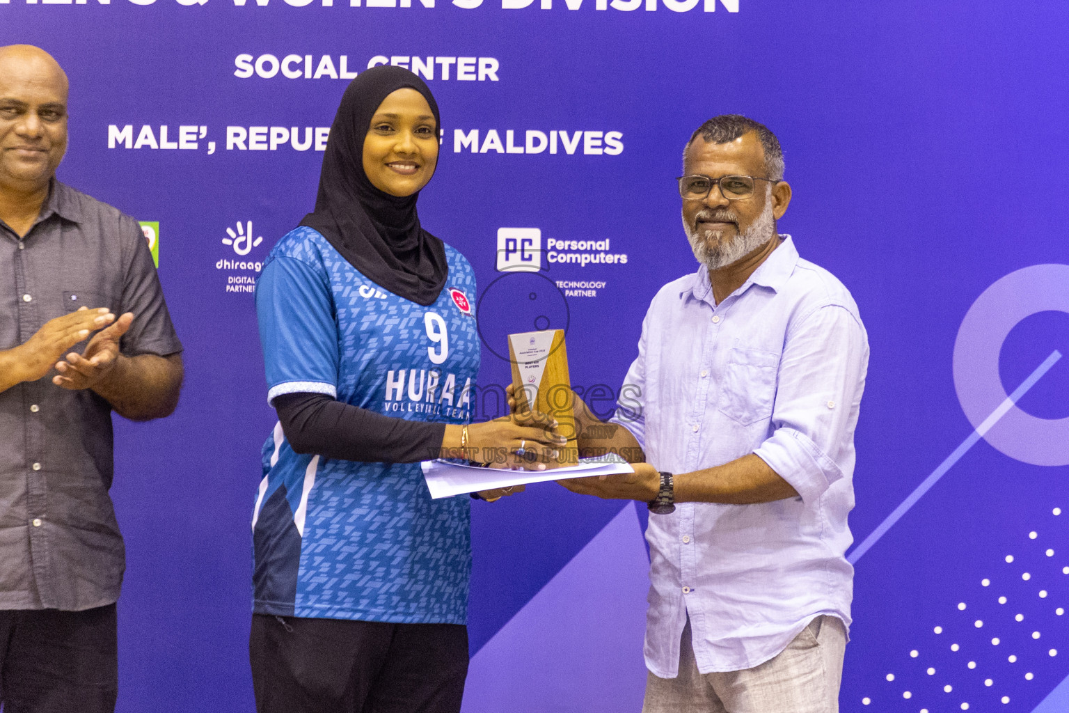 Final of Women's Division of Volleyball Association Cup 2023 held in Male', Maldives on Monday, 25th December 2023 at Social Center Indoor Hall Photos By: Nausham Waheed /images.mv