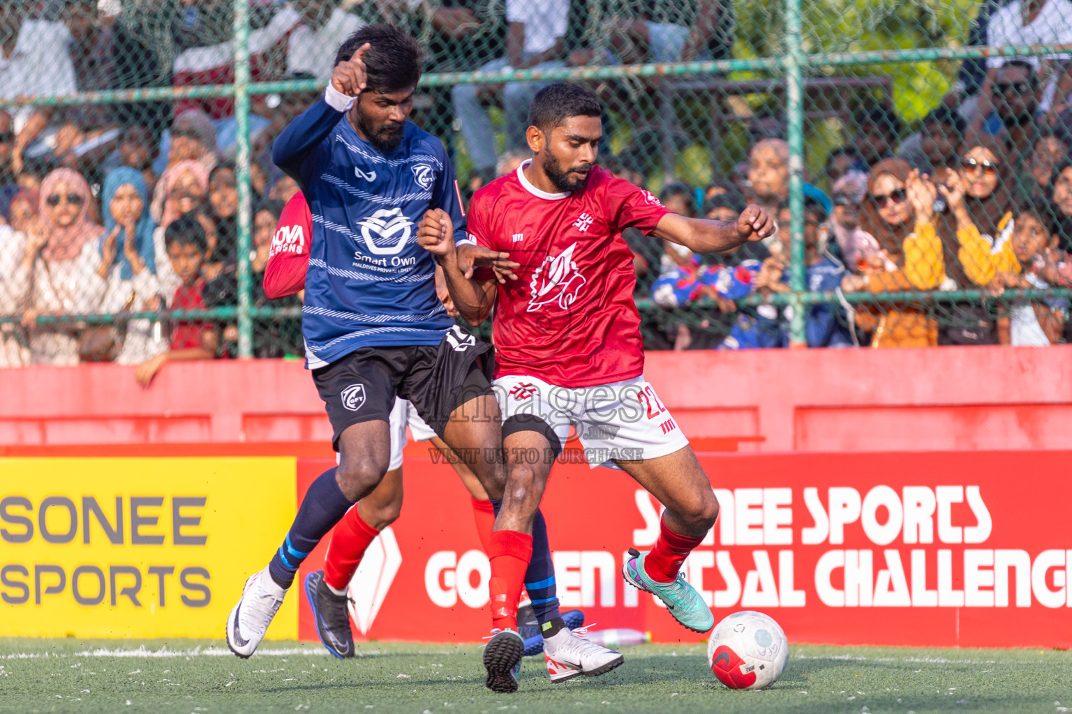 K Gaafaru vs K Kaashidhoo in Day 19 of Golden Futsal Challenge 2024 was held on Friday, 2nd February 2024, in Hulhumale', Maldives
Photos: Ismail Thoriq / images.mv