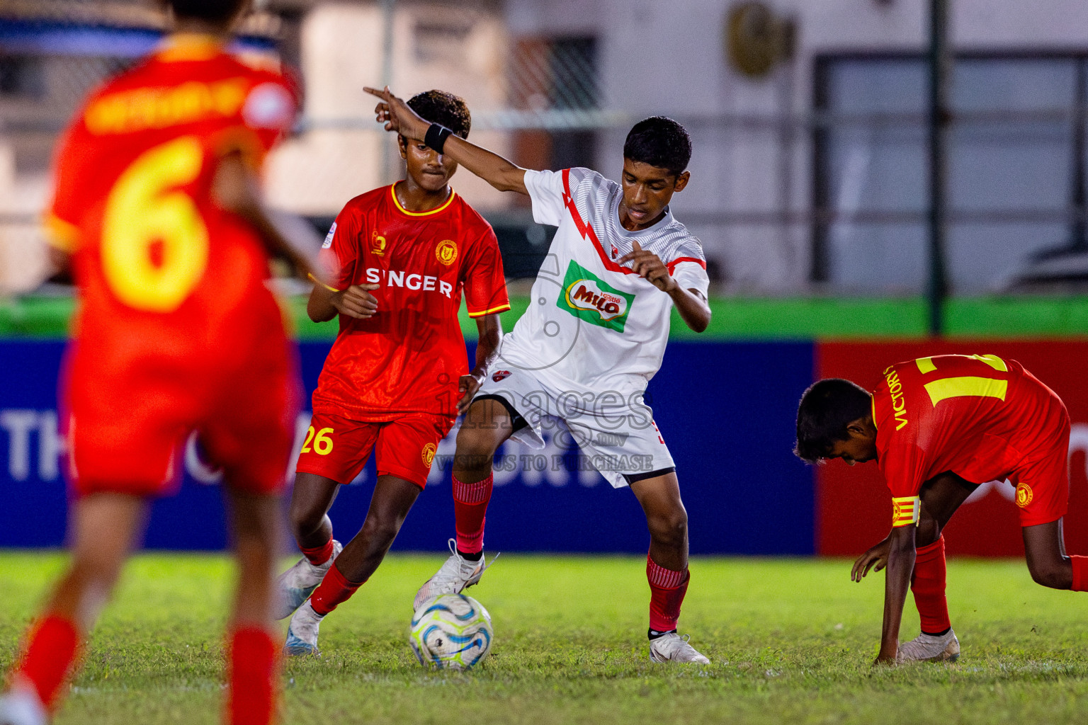 Under 12 Victory vs TC on day 3 of Dhivehi Youth League 2024 held at Henveiru Stadium on Saturday, 23rd November 2024. Photos: Nausham Waheed/ Images.mv