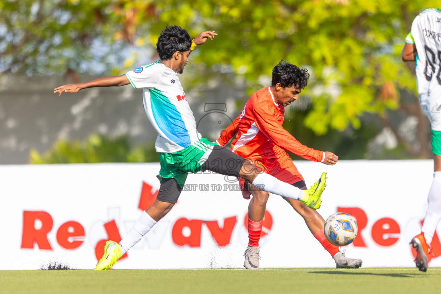 Huss Songun Football Team vs CC Sports Club in Day 2 of Eydhafushi Cup 2025 held in Eydhafushi Football Stadium at B. Eydhafushi, Maldives on Saturday, 6th September 2025. Photos: Mohamed Mahfouz Moosa / images.mv