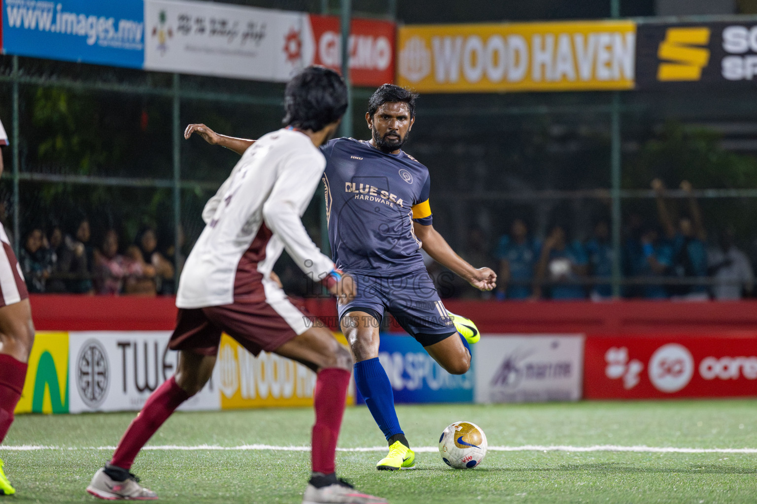 S. Maradhofeydhoo vs S. Hulhudhoo in Day 12 of Golden Futsal Challenge 2025 was held on Thursday, 16th January 2025, in Hulhumale', Maldives Photos: Mohamed Mahfooz Moosa / images.mv