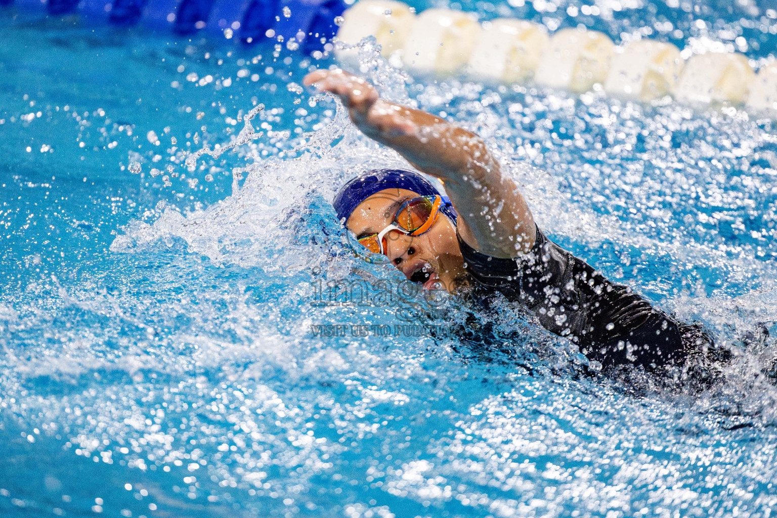 Day 4 of National Swimming Championship 2024 held in Hulhumale', Maldives on Monday, 16th December 2024. Photos: Hassan Simah / images.mv