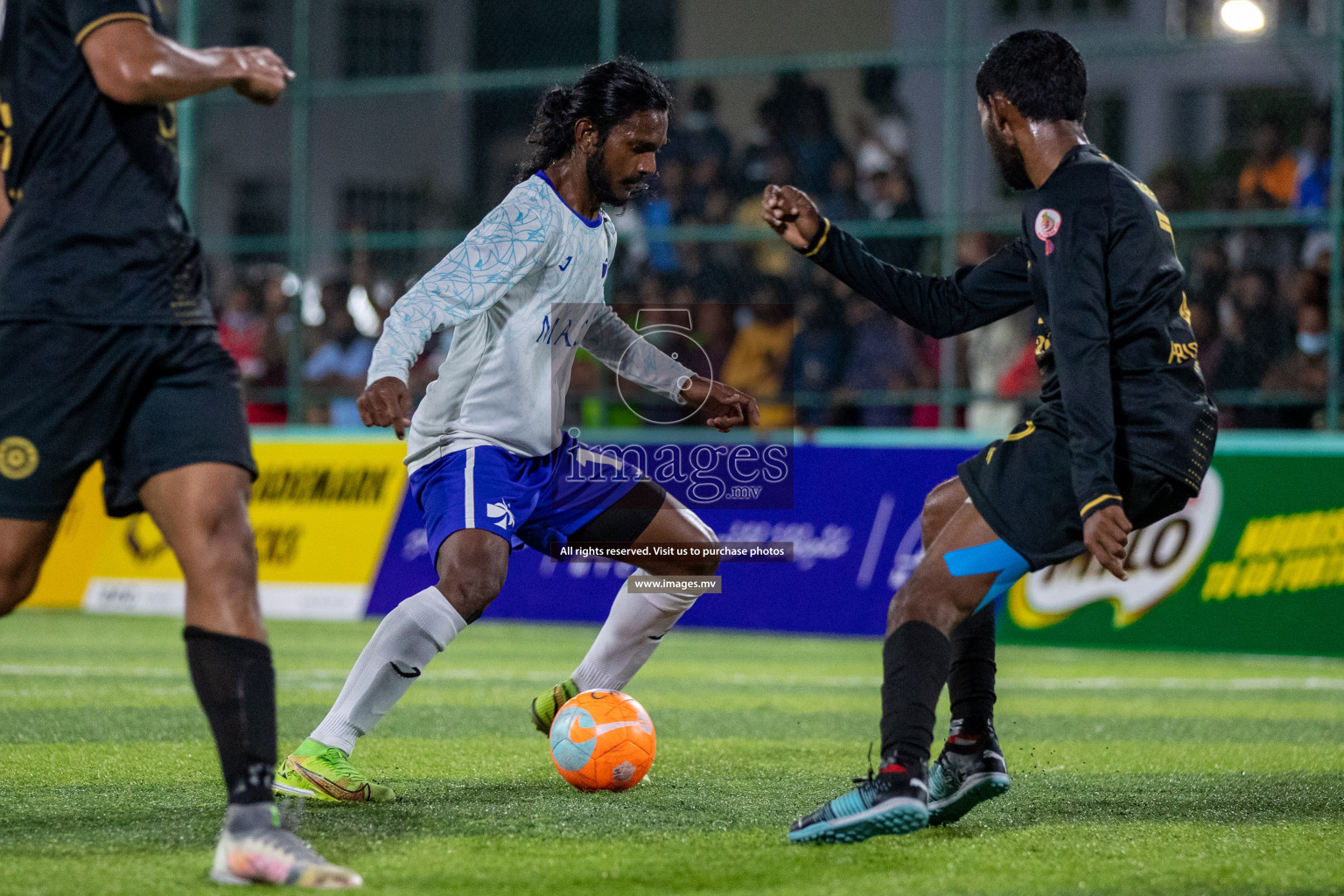 Prison Club vs MACL in the Quarter Finals of Club Maldives 2021 held at Hulhumale;, on 12th December 2021 Photos: Ismail Thoriq / images.mv