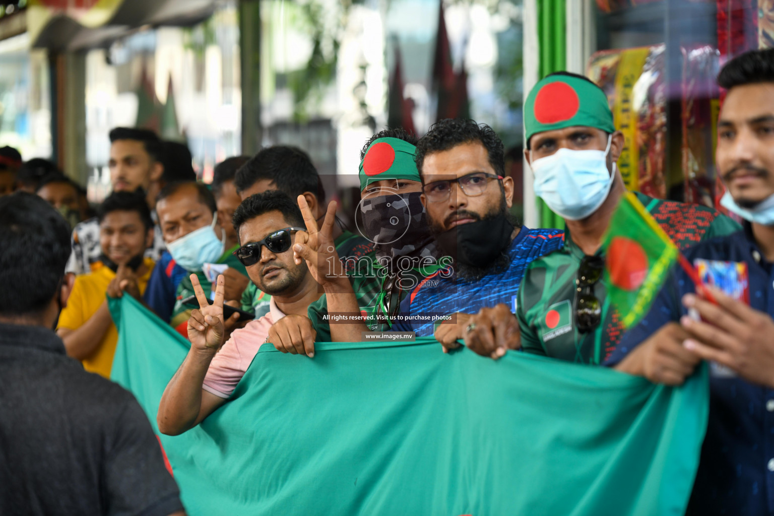 Bangladesh vs India in SAFF Championship 2021 held on 1st October 2021 in Galolhu National Stadium, Male', Maldives