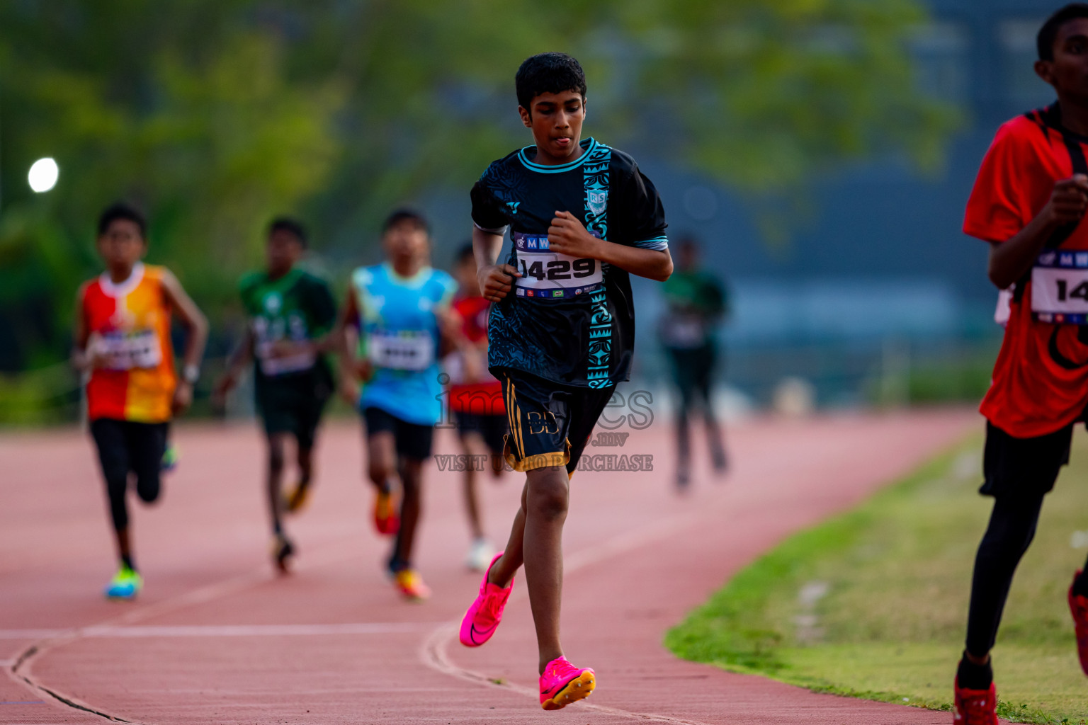 Day 5 of MWSC Interschool Athletics Championships 2024 held in Hulhumale Running Track, Hulhumale, Maldives on Wednesday, 13th November 2024. Photos by: Nausham Waheed / Images.mv