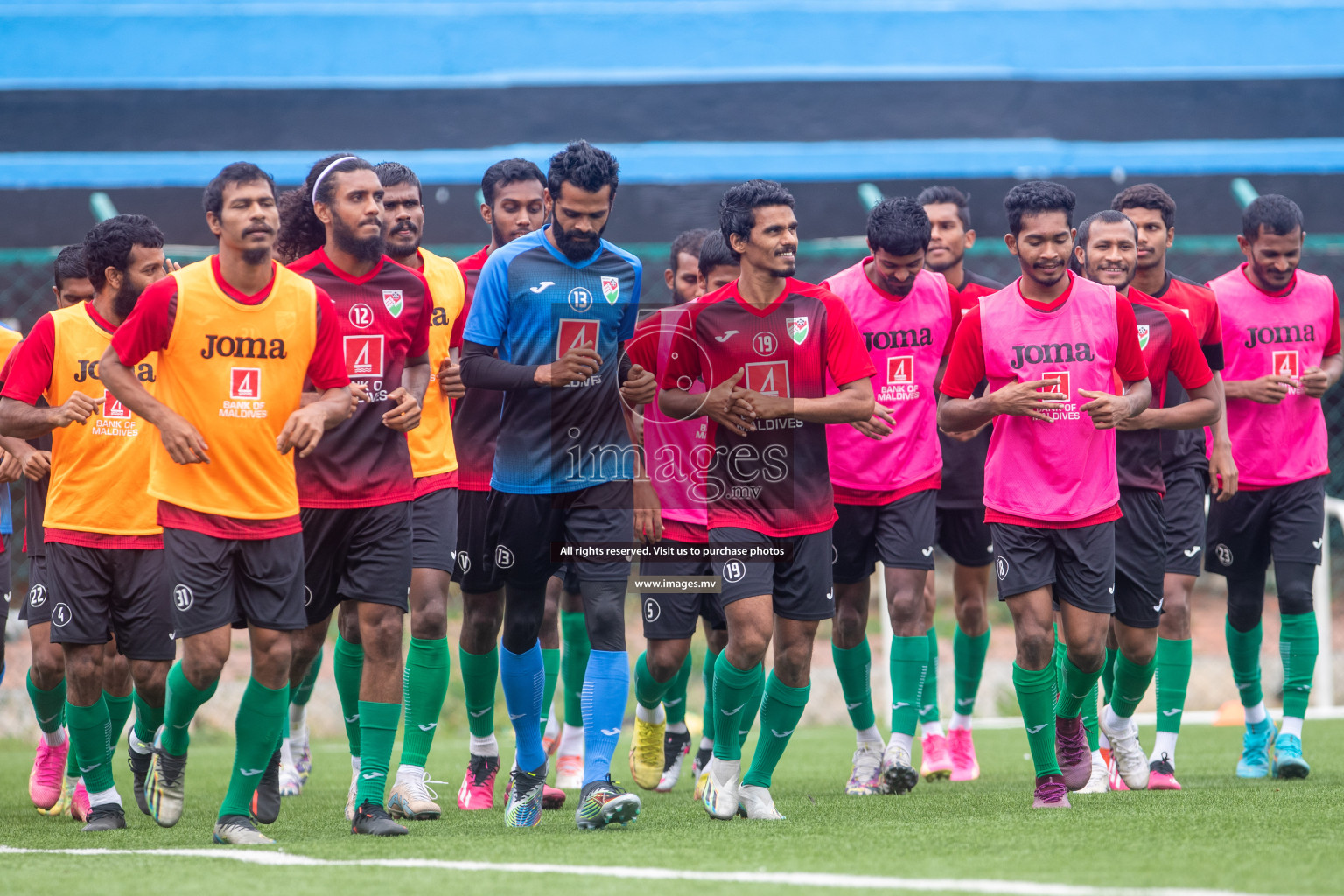 SAFF Championship training session of Team Maldives in Bangalore on Tuesday, 21st June 2023. Photos: Nausham Waheed / images.mv