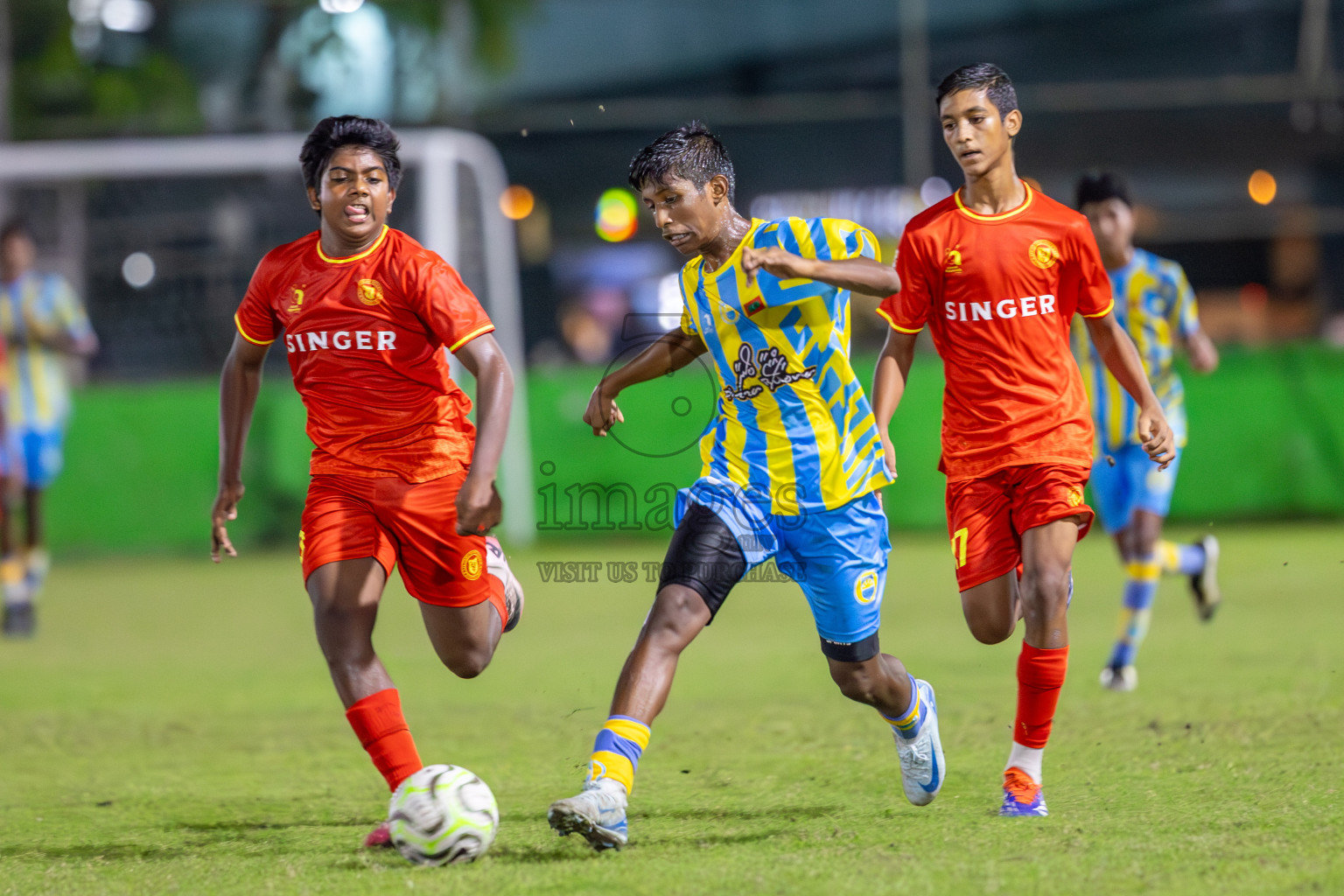 Dhivehi Youth League 2024 - Day 1. Matches held at Henveiru Stadium on 21st November 2024 , Thursday. Photos: Shuu Abdul Sattar/ Images.mv