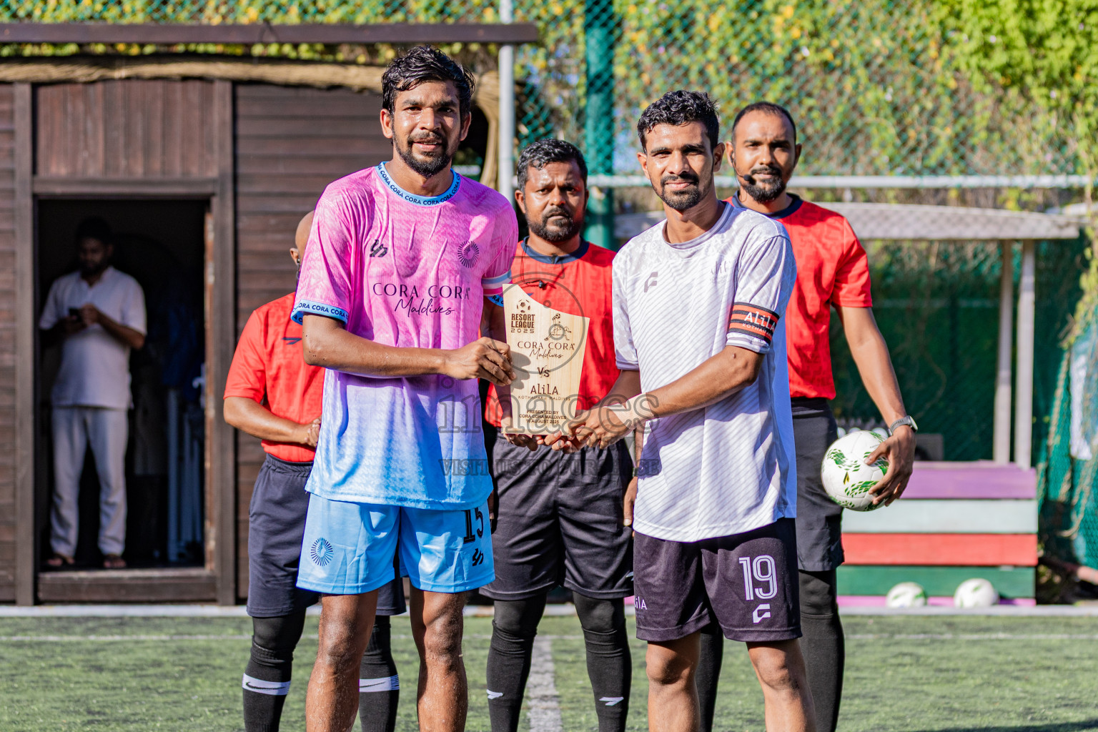Resort League 2025 Raa Zone - Day 2
Kothaifaru vs Cora Cora in Resort League 2025 (Raa Zone) was held on Saturday, 16th august 2025 in JOALI Maldives Resort, Raa Atoll, Maldives. Photos: Areef Adam / images.mv