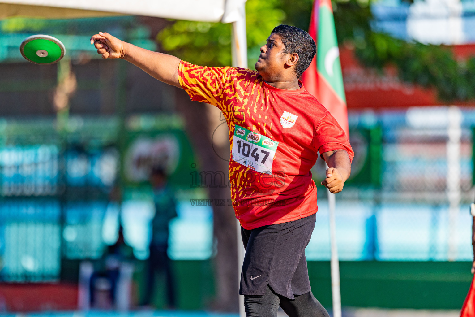 Day 1 of Inter-school Athletics Championship 2025 held in Ekuveni Synthetic Track, Male', Maldives on Monday, 06th October 2025. Photos by: Areef Adam  / Images.mv