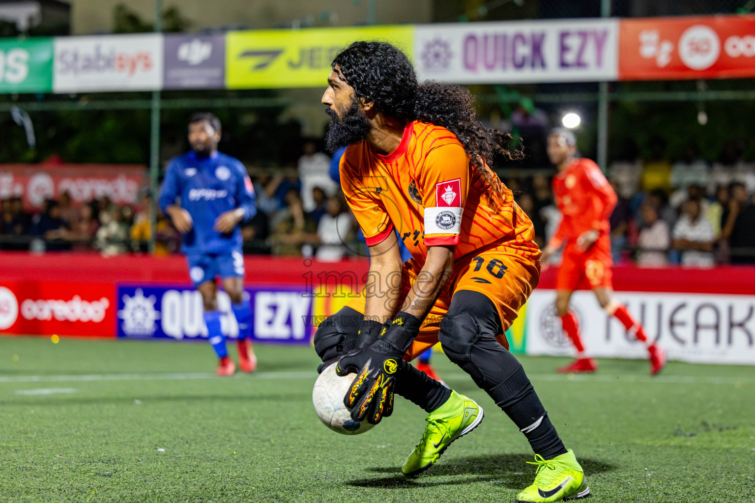 GA Villingili vs GA Dhevvadhoo in Zone round Day 28 of Golden Futsal Challenge 2025 was held on Saturday , 1st February 2025, in Hulhumale', Maldives. Photos: Nausham Waheed / images.mv