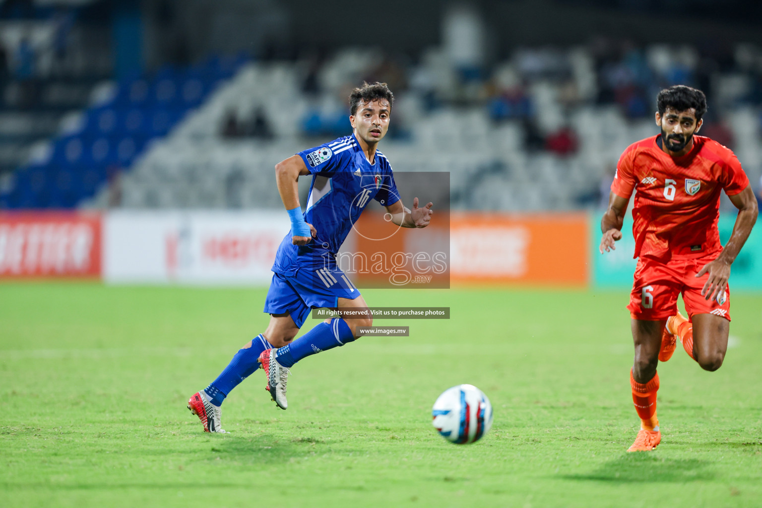 Kuwait vs India in the Final of SAFF Championship 2023 held in Sree Kanteerava Stadium, Bengaluru, India, on Tuesday, 4th July 2023. Photos: Nausham Waheed / images.mv