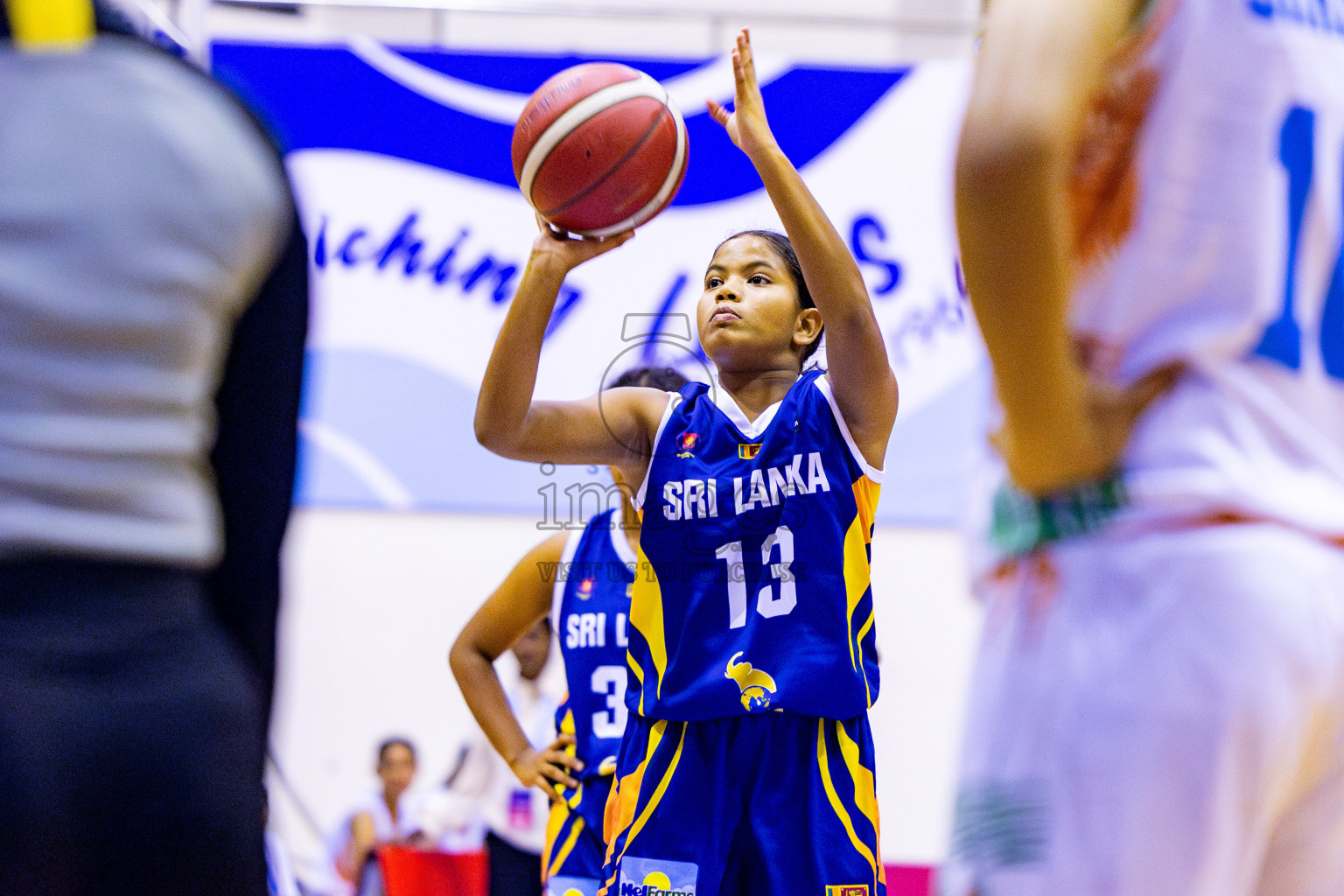India vs SriLanka in Day 1 of Under 16 Woman's Asian Cup SABA Qualifiers 2025 was held in Social Center, Male', Maldives on 12th June 2025. Photos: Nausham Waheed / images.mv