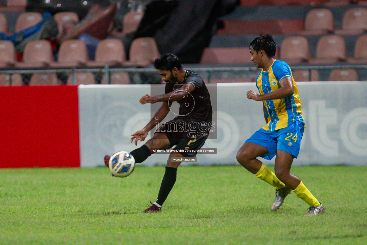 President's Cup 2023 - Club Eagles vs Club Valencia , held in National Football Stadium, Male', Maldives  Photos: Mohamed Mahfooz Moosa/ Images.mv