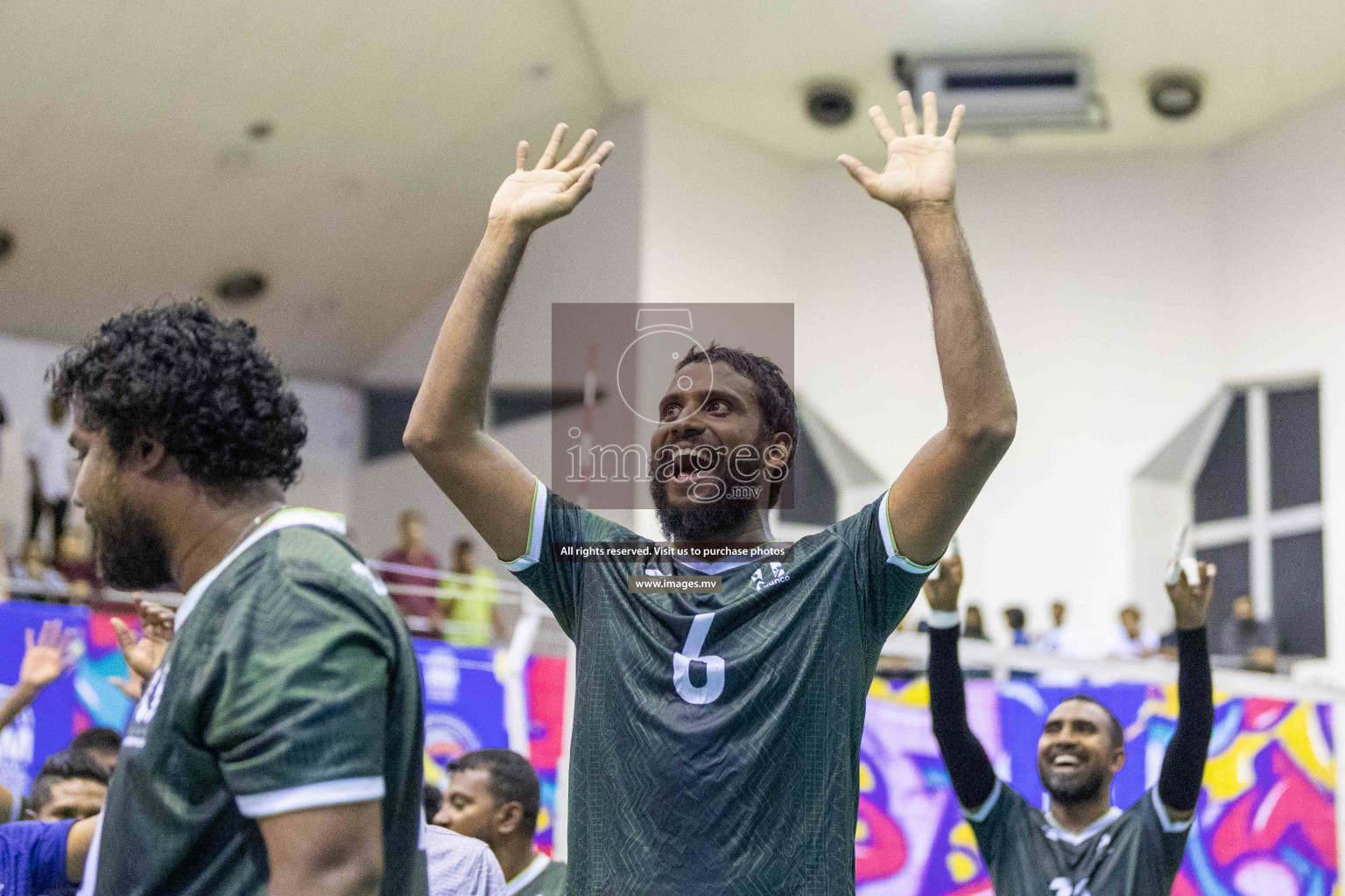 Final of Inter Company-Office Volleyball Tournament 2023 was held in Social Center, Male', Maldives on Saturday, 20th May 2023.  Photos: Ismail Thoriq / images.mv