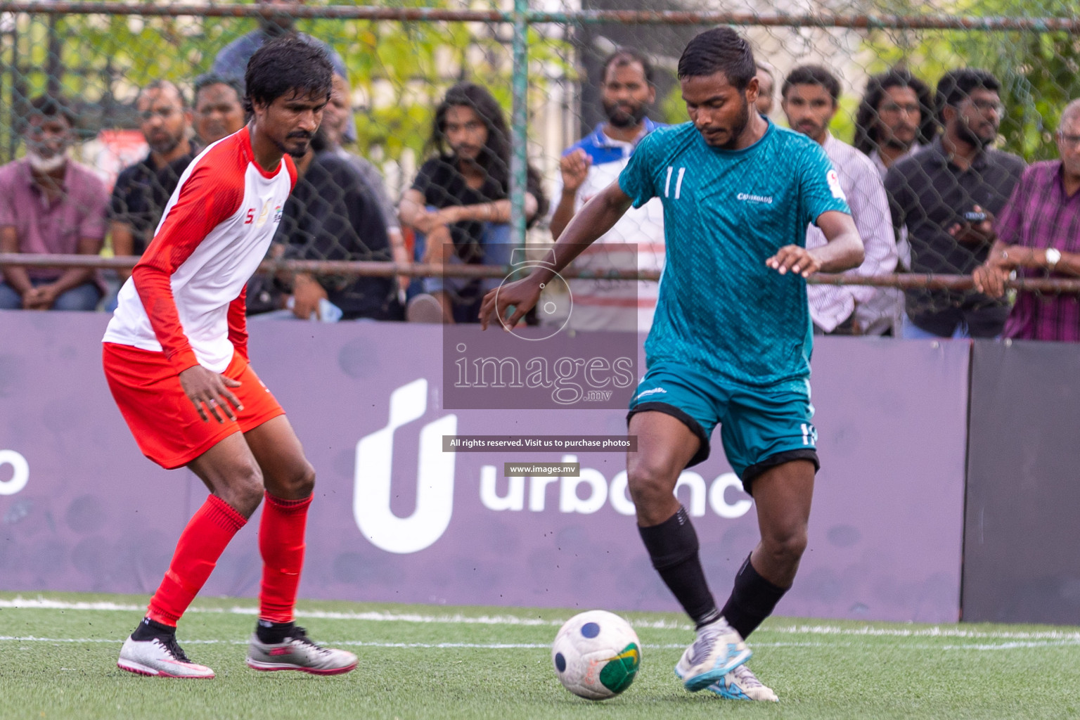 Team Fenaka vs Crossroads Maldives in Club Maldives Cup 2023 held in Hulhumale, Maldives, on Sunday, 30th July 2023
Photos: Ismail Thoriq / images.mv