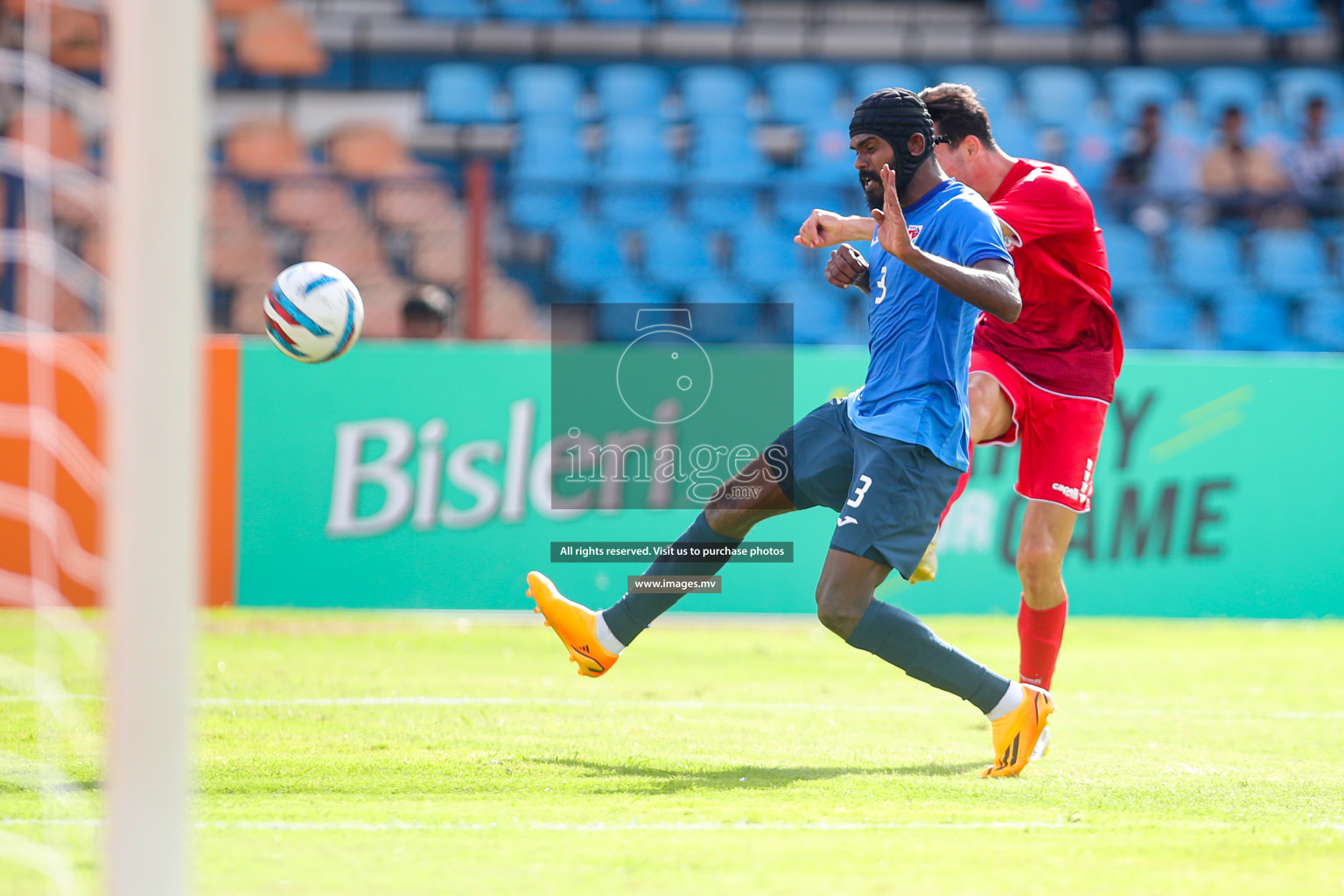 Lebanon vs Maldives in SAFF Championship 2023 held in Sree Kanteerava Stadium, Bengaluru, India, on Tuesday, 28th June 2023. Photos: Nausham Waheed, Hassan Simah / images.mv