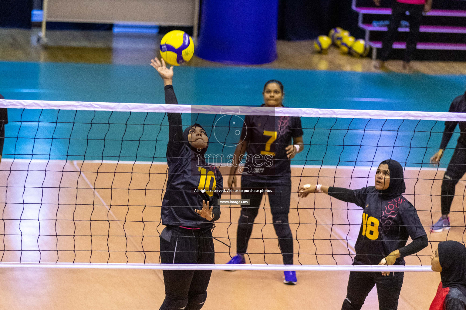 Volleyball Association Cup 2022-Women's Division-Match Day 4 was held in Male', Maldives on Friday, 27th May 2022 at Social Center Indoor Hall. Photos By: Ismail Thoriq/images.mv