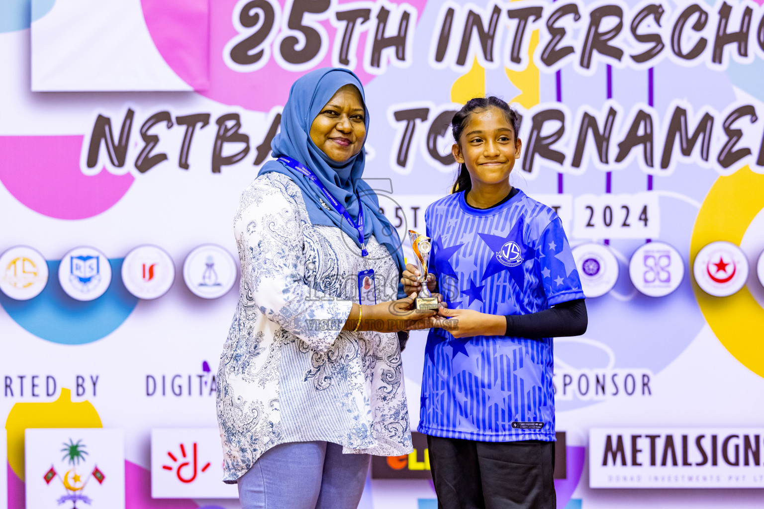 Day 2 of 25th Inter-School Netball Tournament was held in Social Center at Male', Maldives on Saturday, 10th August 2024. Photos: Nausham Waheed / images.mv