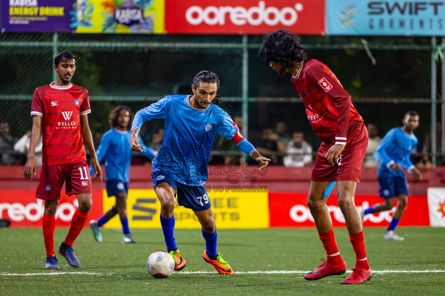 GA Dhevvadhoo vs GA Gemanafushi in Day 24 of Golden Futsal Challenge 2024 was held on Wednesday , 7th February 2024 in Hulhumale', Maldives
Photos: Ismail Thoriq / images.mv