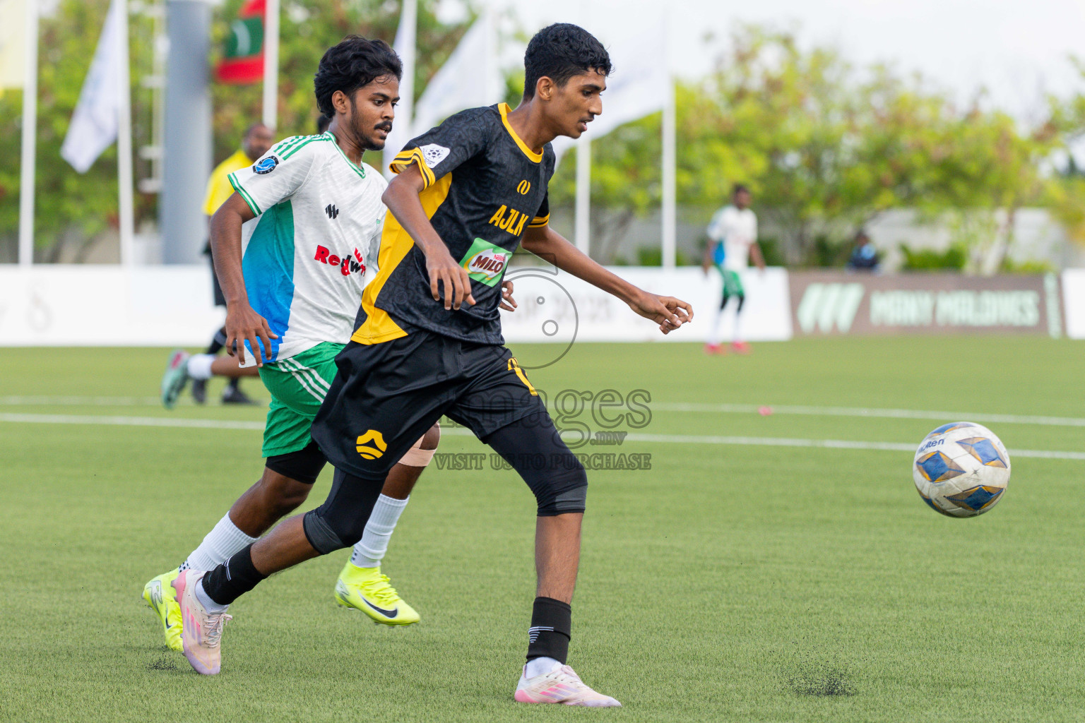 Huss Songun FT VS Aajeelakah Eydhafushi FT in Day 4 of Eydhafushi Cup 2025 held in Eydhafushi Football Stadium at B. Eydhafushi, Maldives on Monday, 8th September 2025. Photos: Arif Rasheed / images.mv