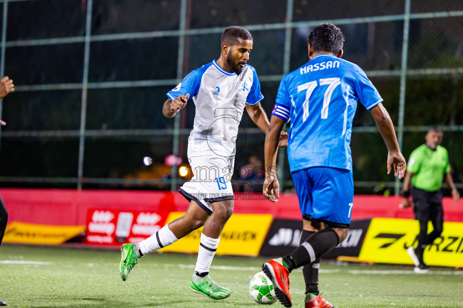 Customs RC vs Club Dhaakhily in Day 5 of Office League 2025 was held on Sunday, 20th April 2025 in Hulhumale', Maldives. Photos: Nausham Waheed  / images.mv